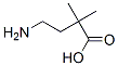 4-Amino-2,2-dimethyl-butyric acid Structure,138146-22-2Structure