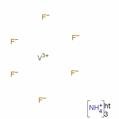 Ammonium hexafluorovanadate(iii) Structure,13815-31-1Structure