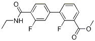 Methyl4-(ethylcarbamoyl)-2,3-difluoro-[1,1-biphenyl]-3-carboxylate Structure,1381944-66-6Structure