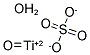 Titanium(iv) oxide sulfate sulfuric acid hydrate Structure,13825-74-6Structure