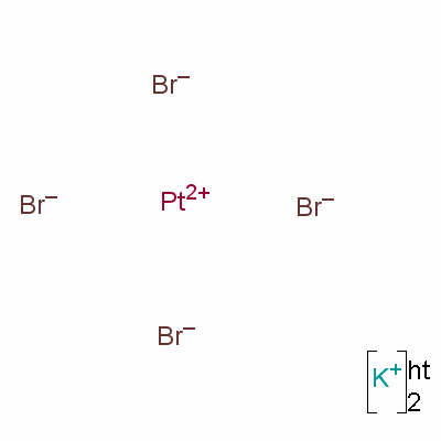 Potassium tetrabromoplatinate Structure,13826-94-3Structure