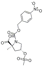 (2S,4r)-4-[(methylsulfonyl)oxy]-1,2-pyrrolidinedicarboxylic acid 2-methyl 1-[(4-nitrophenyl)methyl]ester Structure,138324-82-0Structure