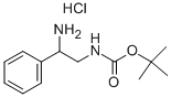 (2-Amino-2-phenyl-ethyl)-carbamic acid tert-butyl ester 1hcl salt Structure,138374-18-2Structure