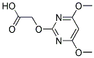 Acetic acid, [(4,6-dimethoxy-2-pyrimidinyl)oxy]-(9ci) Structure,138377-94-3Structure