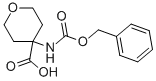 4-(Cbz-amino)tetrahydropyran-4-carboxylic acid Structure,138402-13-8Structure