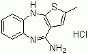 4-Amino-2-methyl-10H-thiene[2,3-b][1,5]benzodiazepine hydrochloride Structure,138564-60-0Structure