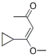 3-Buten-2-one, 4-cyclopropyl-4-methoxy-(9ci) Structure,138588-51-9Structure