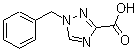 1H-1,2,4-triazole-3-carboxylic acid,1-(phenylmethyl)- Structure,138624-97-2Structure