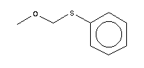 Methoxymethyl phenyl sulfide Structure,13865-50-4Structure