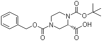 (S)-n-1-boc-n-4-cbz-2-piperazine carboxylic acid Structure,138775-03-8Structure