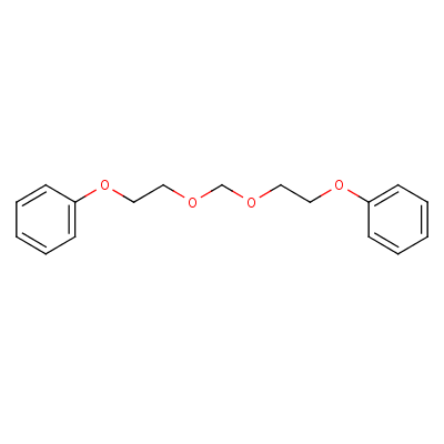 Benzene, 1,1-[methylenebis(oxy-2,1-ethanediyloxy)]bis- Structure,13879-32-8Structure