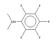 Dimethylpentafluorophenylsilane Structure,13888-77-2Structure