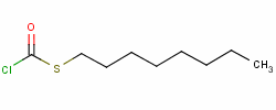 Carbonochloridothioic acid, 5-octylester Structure,13889-96-8Structure