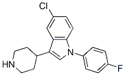 5-Chloro-1-(4-fluoro-phenyl)-3-piperidin-4-yl-1H-indole Structure,138900-27-3Structure