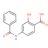 4-Benzamido-2-hydroxybenzoic acid Structure,13898-58-3Structure