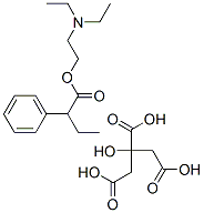 2-Diethylaminoethyl 2-phenylbutyrate citrate salt Structure,13900-12-4Structure