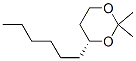 (R)-(+)-4-Hexyl-2,2-dimethyl-[1,3]-dioxane Structure,139008-49-4Structure