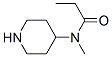 N-methyl-n-(piperidin-4-yl)propionamide Structure,139062-82-1Structure