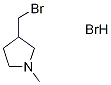 3-(Bromomethyl)-1-methylpyrrolidine hydrobromide Structure,1390654-77-9Structure