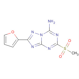 7-Amino-2-(2-furyl)-5-methylsulphonyl-[1,2,4]triazolo[1,5-a] [1,3,5]triazine Structure,139181-28-5Structure