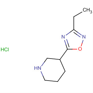 3-(3-Ethyl-1,2,4-oxadiazol-5-yl)piperidine hydrochloride Structure,139269-16-2Structure