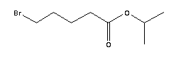 Isopropyl 5-bromopentanoate Structure,13931-38-9Structure