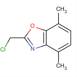 2-(Chloromethyl)-4,7-dimethylbenzoxazole Structure,139393-93-4Structure