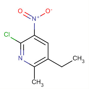 2-Chloro-5-ethyl-6-methyl-3-nitropyridine Structure,139393-95-6Structure