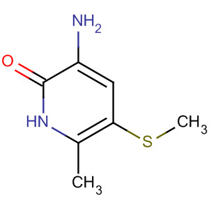 3-Amino-6-methyl-5-(methylthio)-2(1h)-pyridinone Structure,139394-26-6Structure