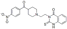 4(1H)-quinazolinone, 3-(2-(4-(4-nitrobenzoyl)-1-piperidinyl)ethyl)-2,3-dihydro-2-thioxo- Structure,139418-53-4Structure