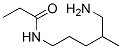 Propanamide, n-(5-amino-4-methylpentyl)- Structure,139423-37-3Structure