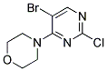 4-(5-Bromo-2-chloropyrimidin-4-yl)morpholine Structure,139502-01-5Structure