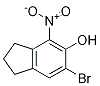 6-Bromo-4-nitro-2,3-dihydro-1h-inden-5-ol Structure,139515-86-9Structure