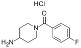 (4-Amino-piperidin-1-yl)-(4-fluoro-phenyl)-methanone hydrochloride Structure,139679-50-8Structure