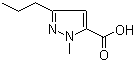 1-Methyl-3-propyl-1h-pyrazole-5-carboxylic acid Structure,139755-99-0Structure