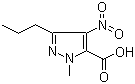 1-Methyl-4-nitro-3-propyl-1h-pyrazole-5-carboxylic acid Structure,139756-00-6Structure