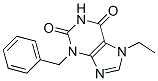 3-Benzyl-7-ethyl-3,7-dihydro-purine-2,6-dione Structure,139927-85-8Structure