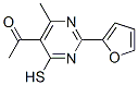 1-[2-(2-Furyl)-4-mercapto-6-methylpyrimidin-5-yl]ethanone Structure,13995-71-6Structure