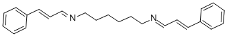 N,N-Dicinnamylidene-1,6-hexanediamine Structure,140-73-8Structure