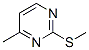 4-Methyl-2-(methylsulfanyl)pyrimidine Structure,14001-63-9Structure