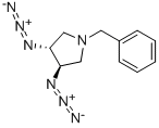 (3R,4r)-(-)-3,4-diazido-1-(phenylmethyl)pyrrolidine Structure,140134-20-9Structure