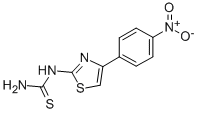 Amino((4-(4-nitrophenyl)(2,5-thiazolyl))amino)methane-1-thione Structure,14015-63-5Structure