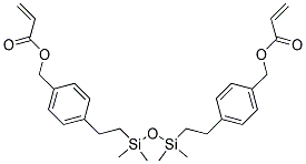 1,3-Bis[(acryloxymethyl)phenethyl]tetramethyldisiloxane Structure,140220-31-1Structure