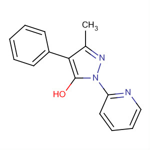 3-Methyl-4-phenyl-1-(pyridin-2-yl)-1h-pyrazol-5-ol Structure,140398-47-6Structure