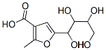 2-Methyl-5-(1,2,3,4-tetrahydroxybutyl)-3-furoic acid Structure,14048-58-9Structure