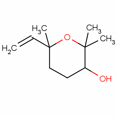 2,2,6-Trimethyl-6-vinyltetrahydro-2H-pyran-3-ol Structure,14049-11-7Structure