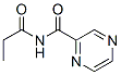 Pyrazinecarboxamide, n-(1-oxopropyl)-(9ci) Structure,140670-54-8Structure