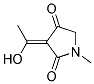 2,4-Pyrrolidinedione, 3-(1-hydroxyethylidene)-1-methyl-, (z)-(9ci) Structure,140837-96-3Structure