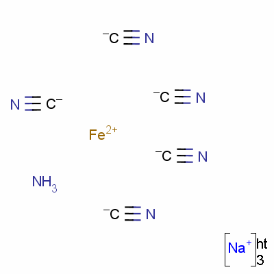 Pentacyanoammineferroate sodium salt Structure,14099-05-9Structure