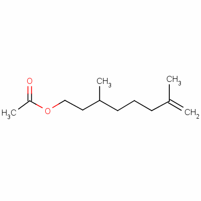 Rhodinyl acetate Structure,141-11-7Structure